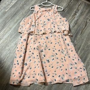 Adorable girls high neck dress